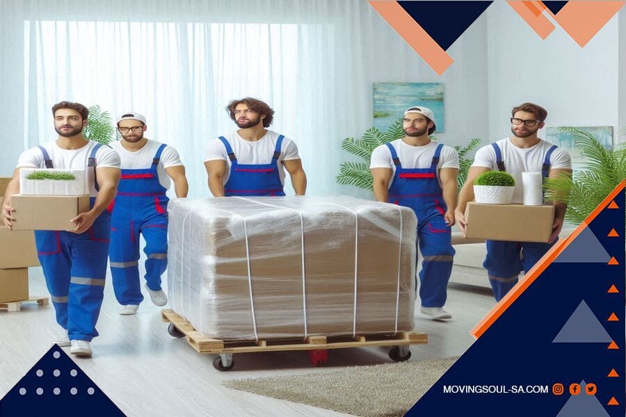 نقل الاثاث والبضائع من الرياض الى تبوك مع التغليف