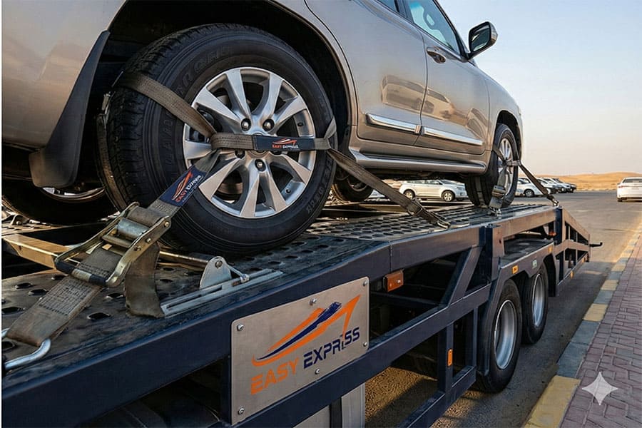 دليل شحن السيارات من الرياض إلى الإمارات
