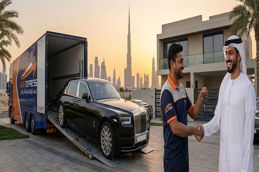 شركة شحن السيارات من الرياض الى الامارات (خدمات إيزي إكسبريس VIP)